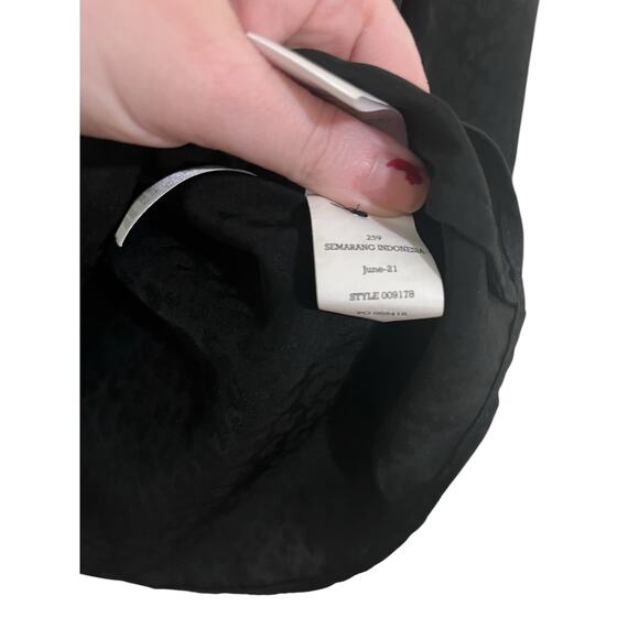 Lilly Pulitzer Womens Black Onyx Leopard Print Jaquard Blouse Size Small - Picture 5 of 6